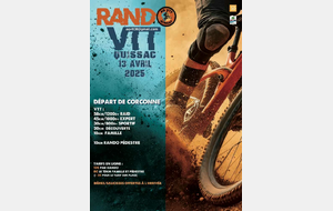 Rando VTT Quissac le Dimanche 13 Avril 2025